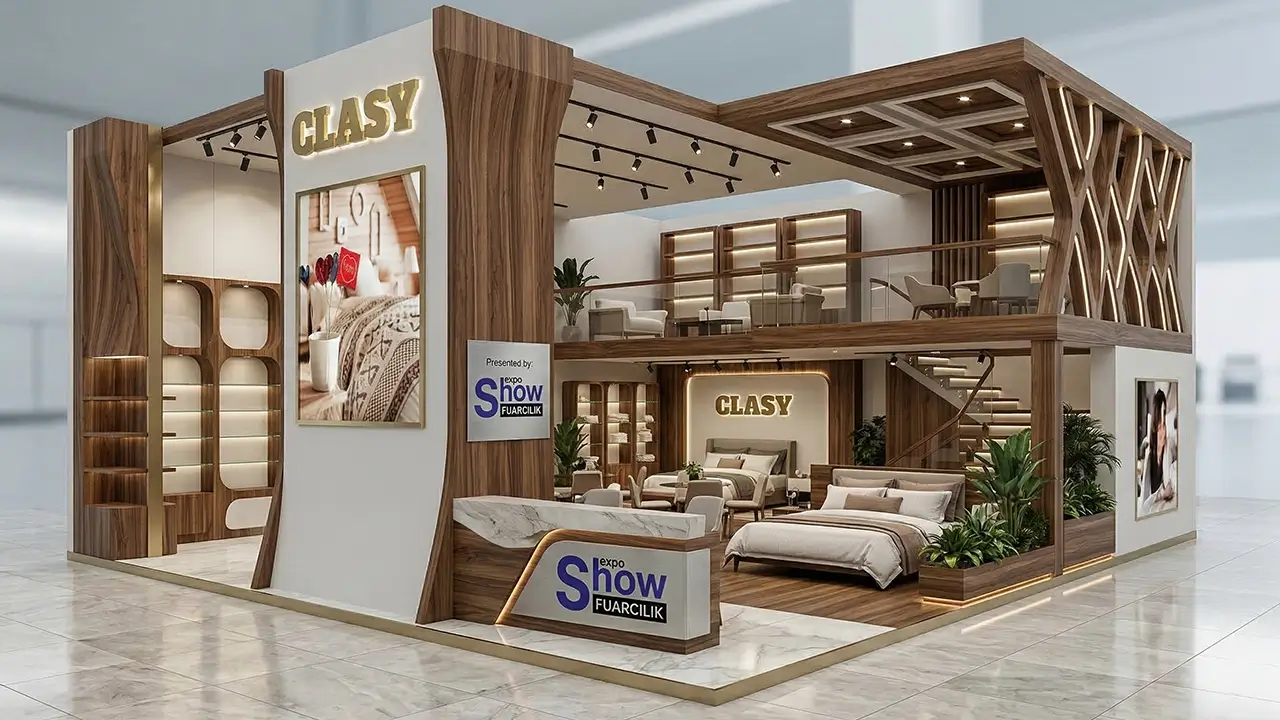 Ahşap Stand — fuar standı